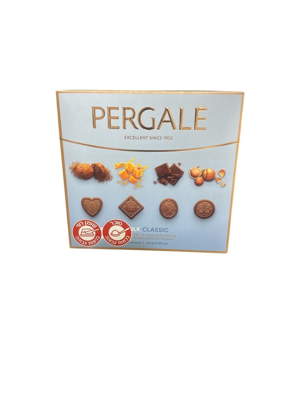 PERGALE בונ' שוקולד, טראפל,קרמל או אגוזי לוז 114 גרם